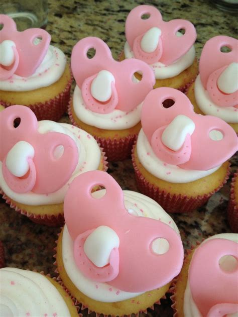 Pacifier Cupcakes Fancy Cookies Cupcake Cakes Pacifier Cupcakes