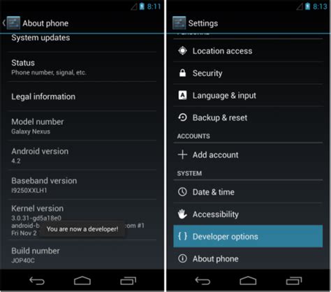 How To Turn On Developer Options In Any Android Phone Or Tablet