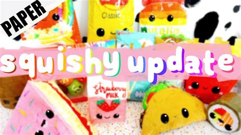 paper squishy collection - YouTube