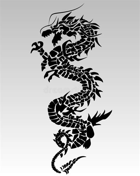 Traditional Asian Dragon Stock Vector Illustration Of Japanese 33175184