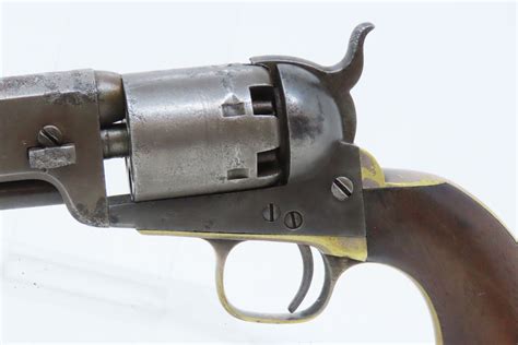 Civil War Era Colt Model Navy Revolver With Holster C