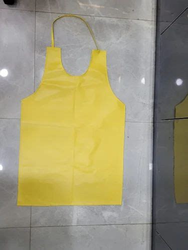 Heavy Pvc Safety Apron Yellow At Rs Piece Pvc Apron In New