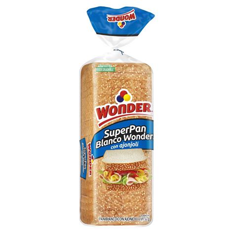 Pan Wonder Super Blanco Ajonjolí 567g Justomx