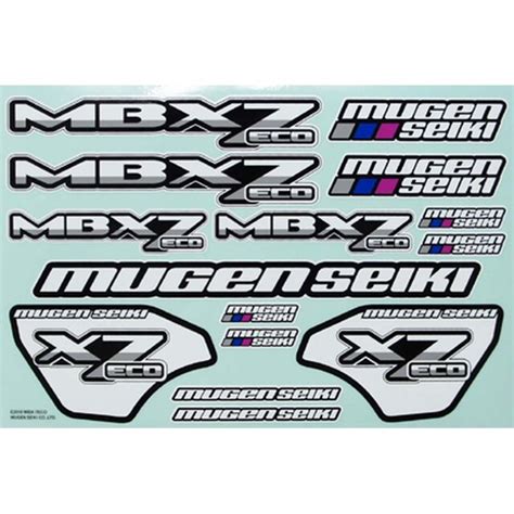 Mugen Mbx Eco Dekorbogen Nitroswiss