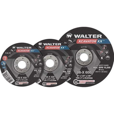 WALTER Surface Technologies Depressed Center Wheel Type 27 6 Dia