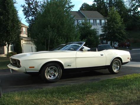 My 1973 Wimbledon White Mustang Convertible After First Repaint