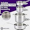 Amazon Nevlers Piece Multi Clad Tri Ply Stainless Steel