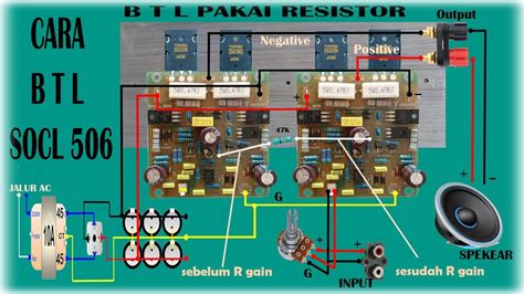 Cara BTL Socl 506 Pakai Resistor YouTube