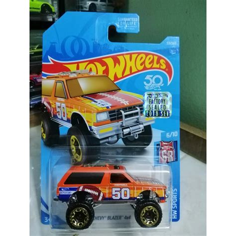 Hot Wheels Factory Sealed 2018 43 365 HW Sports Chevy Blazer 4x4 Shopee Malaysia