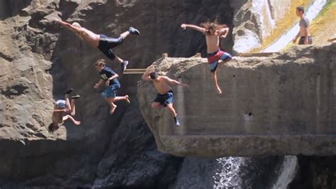 Rindge Dam Cliff Jumping – aquasport.tv