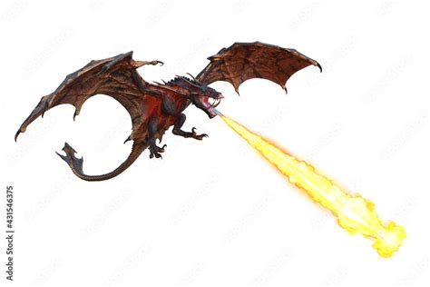 How To Draw A Dragon Flying And Breathing Fire Easy