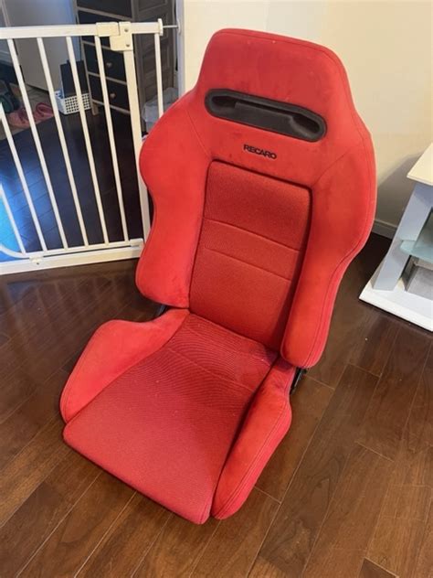 【傷や汚れあり】 東京発 Recaro レカロ セミバケットシート Sr シリーズ 赤 売り切り ドリフト グリップ 即決でgc8シート