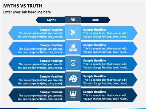 Myths Vs Truth PowerPoint And Google Slides Template PPT Slides