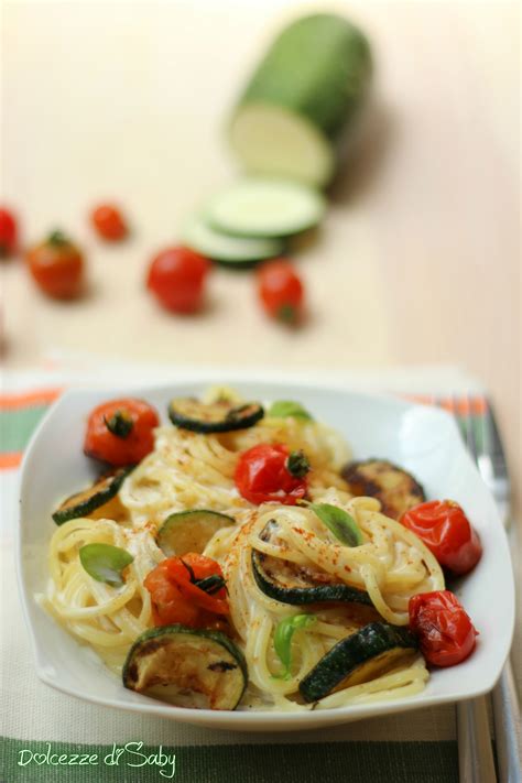 Pasta Zucchine E Pomodorini Cremosissima E Leggera