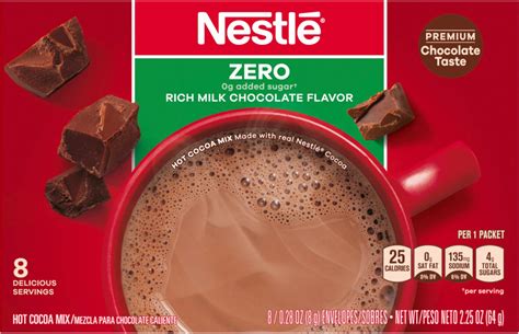 Nestle Hot Chocolate Nutrition Facts