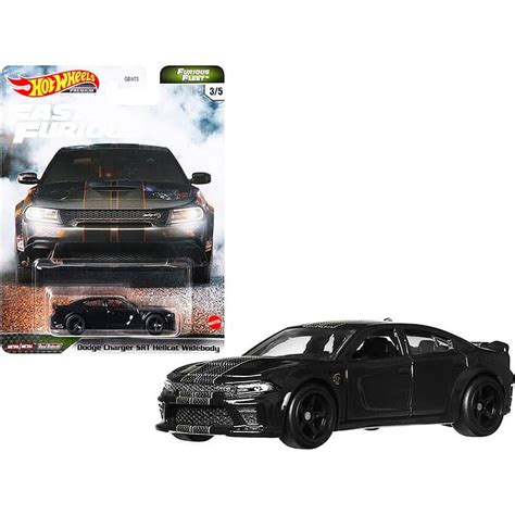 Hot Wheels Fast Furious Furious Fleet Dodge Charger Srt Hellcat Widebody Walmart