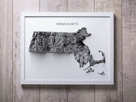 Massachusetts Elevation Map – Massive Wanderlust