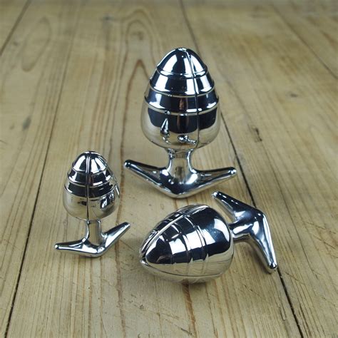 Stainless Steel Anal Dilator Locking Butt Plug Solid Petals Etsy