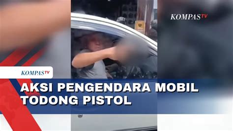 Kronologi Aksi Pengendara Mobil Todong Pistol Di Mampang Youtube