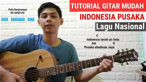 Chord Indonesia Pusaka Izmail Marzuki Tutorial Gitar Genjrengan