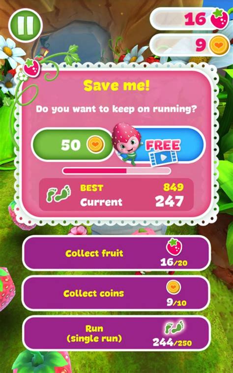 Screenshot Of Strawberry Shortcake Berry Rush Android 2014 MobyGames