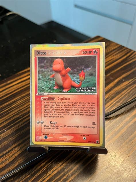 Pokemon Tcg 2005 Ex Delta Species Ditto Charmander Rh 37113