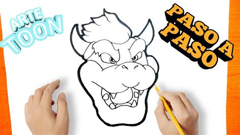 PASO A PASO Como Dibujar A Bowser How To Draw Bowser YouTube