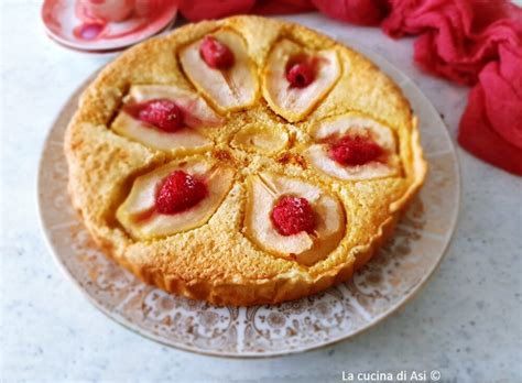 Crostata Frangipane Con Pere E Lamponi La Cucina Di Asi