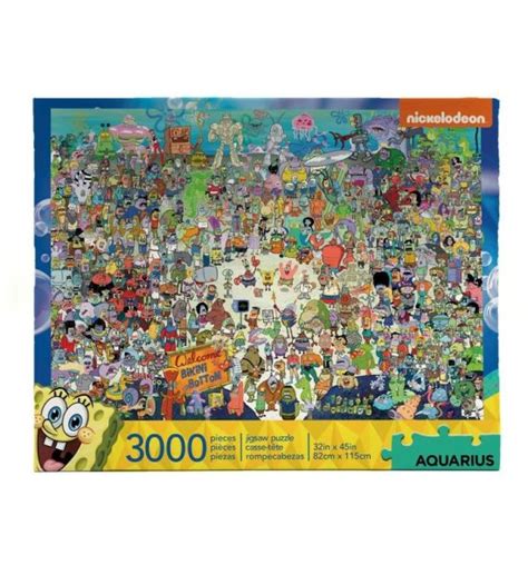 SpongeBob Bikini Bottom Jigsaw Puzzle 3000 Pieces Preorder Merchoid Australia