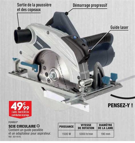 Promo Scie Circulaire Ferrex Chez Aldi Icatalogue Fr