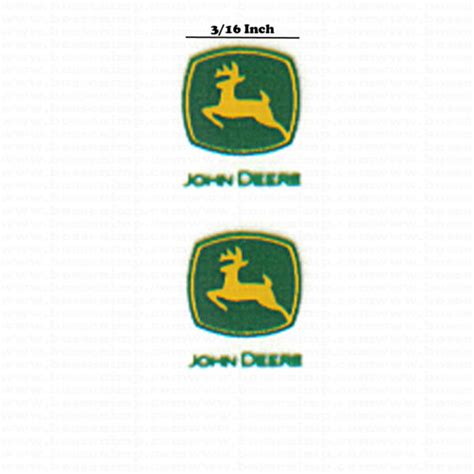 Decal John Deere Logo Yellow Deer Green Background And Name