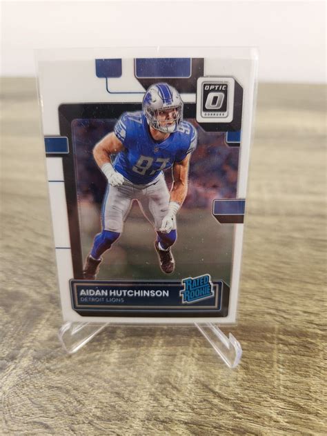 Aidan Hutchinson Donruss Optic Rated Rookie Rc Detroit