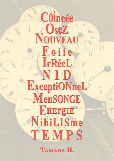 Acrostiche Confinement