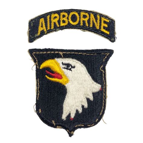 Original WWII US 101st Airborne Division Patch Oorlogsspullen Nl