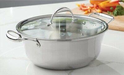 Princess House Heritage Qt Tri Ply Stainless Steel Dutch Oven Free