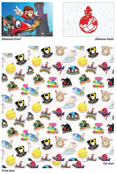 Super Mario Twin Size 3 Piece Kids Bed Sheet Set