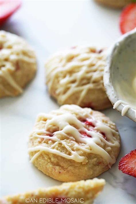 Fresh Strawberry Cookies Recipe Just Like A Strawberry Danish An