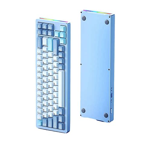 Womier S K Wireless Aluminum Gasket Mechanical Keyboard Hot Swappable White Switch Rgb