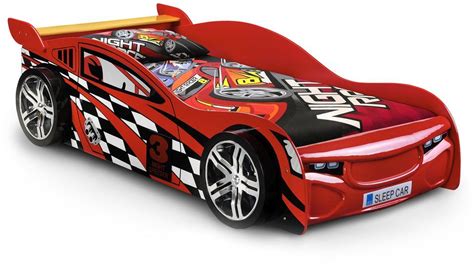Julian Bowen Scorpion 3ft Single Red Racing Car Bed Frame