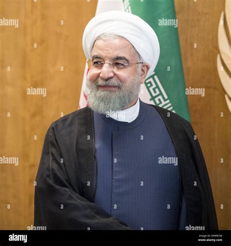 New York Ny Usa 18th Sep 2017 Hassan Rouhani President Islamic