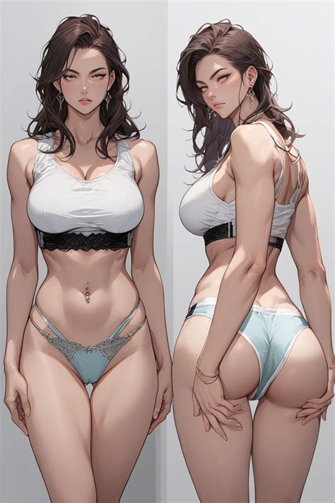 Multiple Views Buttocks Shot Pussy Shot Ai