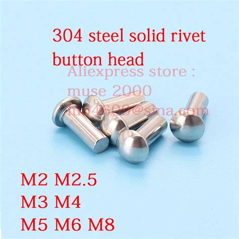 304ปมหวเหลก Rivet M5x8 10 12 16 20 25 30 35 40 45 50 60มม โฆษณาตลาด