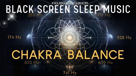 Sleep Music 432hz Healing Frequency Black Screen 8 Hours I Chakra