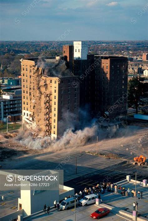 Building implosion sequence #794 - SuperStock