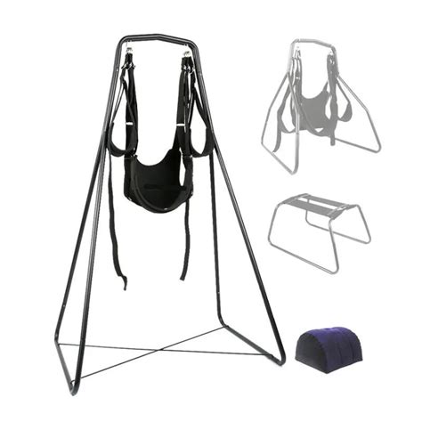 4 In 1 Sex Swing Chair Furniture Sling Hammock Flirt Essential Fetish Bdsm Bandage Gear Erotic