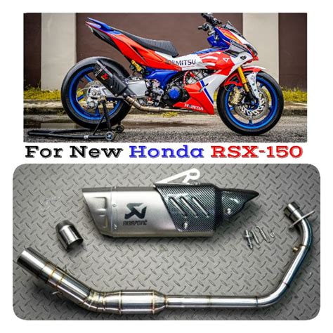 Honda Rsx 150 Winner X Full System Exhaust Shopee Malaysia