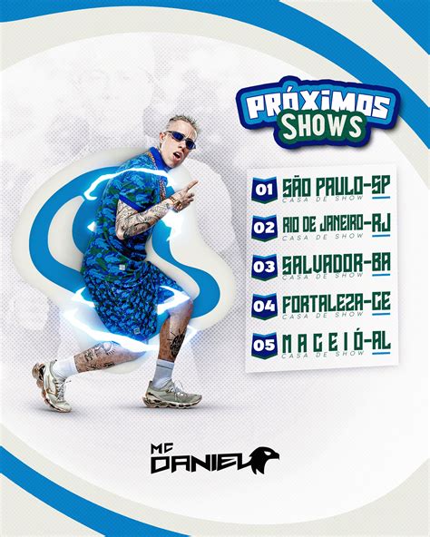 Flyer Agenda De Shows Mc Daniel On Behance