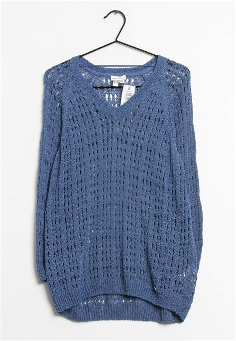 Gina Laura Pullover Blue Bleu Seconde Main Zalando Be