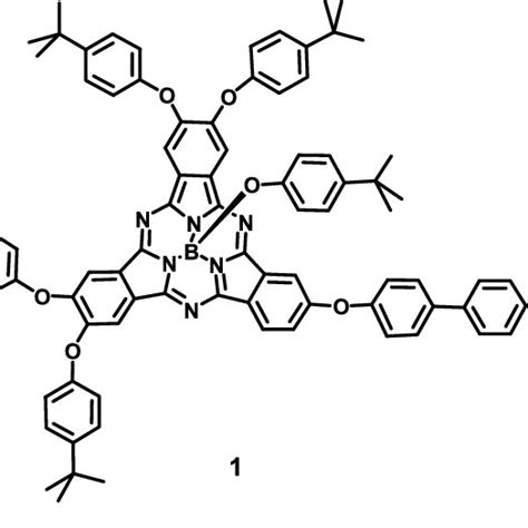 Structural formula of SubPc 1. | Download Scientific Diagram