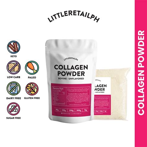 Collagen Powder Bovine Unflavored Keto Low Carb Shopee Philippines